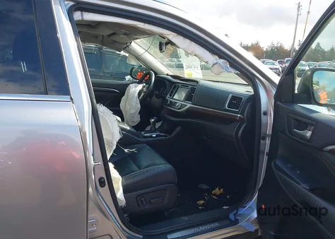 2015 Toyota Highlander Limited V6 from USA, damaged, VIN 5TDDKRFH0FS114972